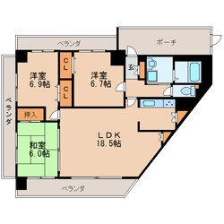 ファヴォ－ル白壁の物件間取画像